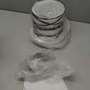 Semi Flush Mount Ceiling Light Fixture, 1-Light Spiral Cage Hallway Light Fixture Handblown Clear Seeded Glass Kitchen Lights Rustic Vintage Ceiling for Entryway Porch Foyer