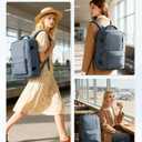 Large Travel Gym Backpack Women Carry On Backpack Flight Approved Hiking Waterproof Rucksack Casual Daypack Laptop bags airplanes Shoes Compartment Personal Item Travel Weekender Essentials JewelBlue