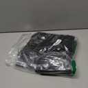 KDF Straight Leg Jeans for Women High Waisted Jeans Frayed Baggy Pants Raw Hem Loose Stretchy Cropped Wide Leg Jeans (12, #0927_black)