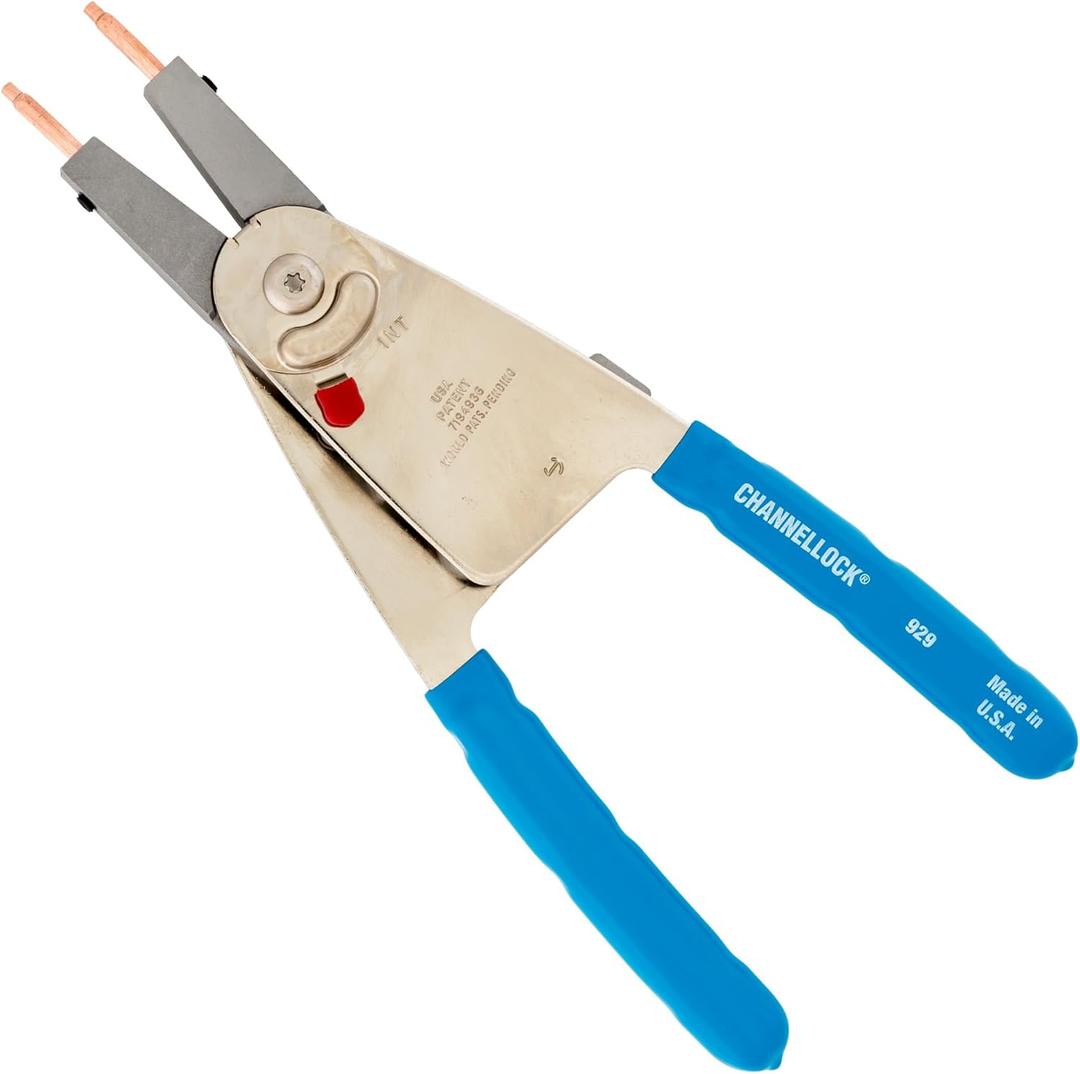Channellock, 929, Retaining Ring Plier, Convertible, 1 pc., Blue, 10-Inch