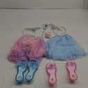 Princess Dress Up Shoes for Little Girls 3-6Kids Pretend Play Clothes for Toddlers with Tutu,Shoes and Accessories,Christmas Thanksgaving Birthday Gift Toys