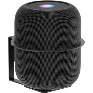 Heavy Duty Speaker Wall Mount Compatible with Homepod 1 and Homepod 2 Metal Speaker Mounts for Homepod Wall Mount Bracket for Homepod 1st & 2nd Generation Easy to Install,Black
