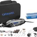 Dremel 4300-5/40 High Performance Rotary Tool Kit with LED Light- 5 Attachments & 40 Accessories - Ideal for Grinding, Cutting, Wood Carving, Sanding, and Engraving