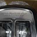 Toastmaster 2-Slice Toaster - Black with Stainless Steel - Kitchen Essential for Sandwich Bread & Breakfast Toast - Toaster with Wide Slots, High Rise Toast Lift & Cool-Touch Exterior