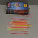 PartySticks Ultra Bright Glow Sticks Bulk Party Supplies 400 Pack - 8" Glow in the Dark Light Up Halloween Party Favors, Glow Decorations, Neon Party Necklaces and Bracelets with Connectors