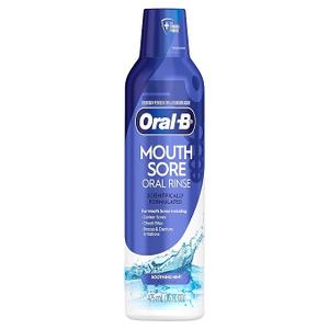 OralB Mouth Sore Mouthwash Special Care Oral Rinse, Hydrogen Peroxide Mouthwash, 16 fl oz, Mouthwash Alcohol Free