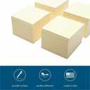 Business Source Yellow Repostionable Adhesive Notes