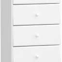 Prepac Astrid Tall White Dresser: 16.5"D x 19.75"W x 50"H, 6-Drawer Chest for Bedroom by Prepac - Perfect Chest of Drawers for Ample Storage