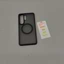 TORRAS Shockproof Magnetic for Samsung Galaxy S26 Ultra Case, [Military Grade Protection] [Fit for MagSafe] Translucent Classic Grippy DIY Button for Samsung S26 Ultra Case Slim, Black