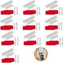 Cabinet Magnetic Catch 1/10" Ultra Thin Cabinet Door Magnetic Catch Cabinet Latch for Drawer Magnets, 10 Pack Adhesive Magnetic Drawer Locks for Sliding Door Closure Kitchen Closet Closer