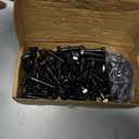 License Plate Screws,Rustproof Black License Plate Screws for Securing License Plates, Frames and Covers on Cars and Trucks -Set