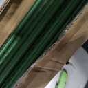 Garden Stakes Sturdy Metal Fence Post 5 Ft Plastic Coated Steel Plant Sticks for Tomatoes,Trees,Cucumber,Fences,Beans,Pack of 50