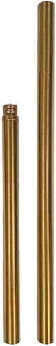 Efperfect Modern Sputnik Chandelier Extension Downrod Pole 2 Pack (Bronze Gold)