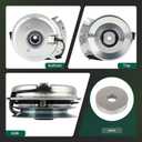 ACEBRI PTO Clutch for Bad Boy: 070-1000-00, for Bad Boy 2015 2016 2017, for Bad Boy ZT Elite (2013-2016), CZT Elite (2014-2015) Clutch, for Warner: 5218-220 5218-221 350 Mower Clutch, 5100084 S SM