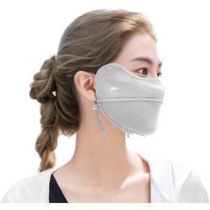 BENEUNDER UV Sun Protection Face Cover/Neck Gaiter Scarf UPF50+ Breathable Cooling for Summer Outdoor Activities Reusable