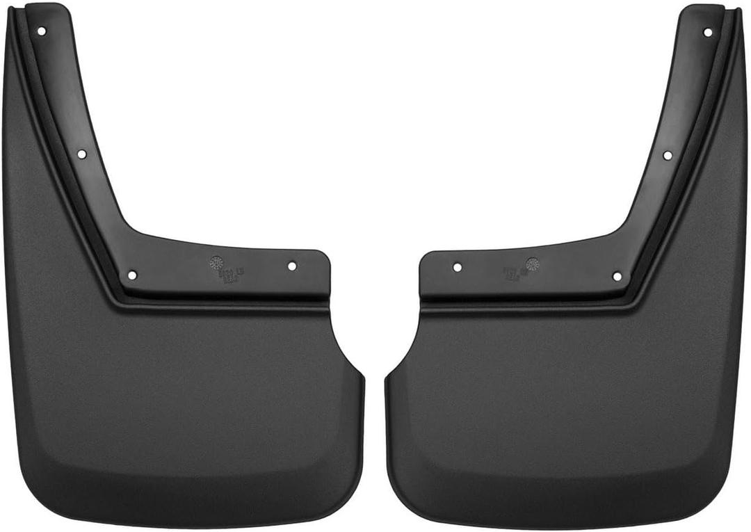 Husky Liners - Rear Mud Guards | 2015-2020 Chevrolet Tahoe, Rear Set - Black, 2 Pc. | 59201HUL