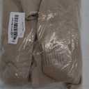 HaloYIYI Mens Ankle Athletic Moisture Wicking Cushion Low Cut Tab Socks,4 Pairs (13-15 Big Tall, Beige)