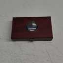 Military Gift Shop Police Officer Playing Cards & Dice in Wooden Keepsake Box - Thin Blue Line Flag - Police Officer Gifts | Police Card Set