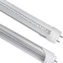 LightingWill LED T8 Light Tube 2FT, Daylight White 5000K, Dual-End Powered Ballast Bypass, 1000Lumens 10W (24W Equivalent Fluorescent Replacement), Clear Cover, AC85-265V Lighting Tube Fixture, 4 Pack