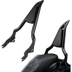 26" Detachable Sissy Bar Motorcycle Rear Passenger Backrest Replacement For Harley Touring Models 2009-2025 Road King Ultra CVO Limited Street Glide Road Glide Electra Glide