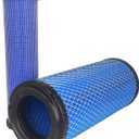 EZROAD Air Filter Kit 86982522 222425A1 Compatible with New Holland L180 L185 L190 LS185.B LS190.B C185 C190 LT190.B Workmaster 55 65 TT75 Compatible with Case IH 1845C 1840 SR150 SR175B 445CT 420CT