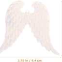 VOSAREA 3pcs Christmas Angel Wing Ornament Glitter Angel Wings Decor Christmas Tree Hanging Pendant for Party Favor DIY Crafts