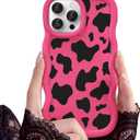 for iPhone 13 Pro Phone Case, Curly Wavy Frame with Cute Pattern