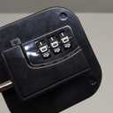 Refrigerator Lock, Heavy Duty Fridge Lock, Combination Lock for Refrigerator Cabinets, Drawers, Safety, Easy Install No Keys Needed (Black-2Pack)