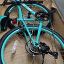HH HILAND 24 Inch Mountain Bike for Kids Age 7-15 Year Old, Front Suspension Fork Kids' Bicycles for Boys Girls Mint Green