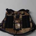 WINGOIN Tactical Dog Harness for Large Dogs, Heavy Duty No Pull Dog Harness with Handle, Adjustable Reflective Military K9 German Shepherd Big Size Dog Vest for Walking, Hunting, Camo (L) (L: 45-80 lbs (Chest:27-37",Neck:19-25"))