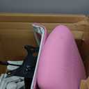 Ergonomic Office Chair Desk Chair with Adjustable Height Mesh Computer Chair Swivel Chair with Flip-up Arms and Lumbar Support Pink