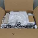 Upgraded Dimmable Floor Lamp, 1000 Lumens LED Edison Bulb Included, Arc Floor Lamps for Living Room Modern Standing Lamp with Linen Shade, Tall Lamp for Bedroom Office Dining Room- Black