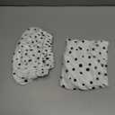 Chumia Teacher Office Chair Slipcover Black and White Polka Dots Cover