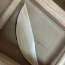 Linon Binya Natural 24" Counter Stool with Round Seat