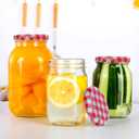 Kichvoe Mason Jar Lids 40 Pack 2.55 Inch Airtight Screw Caps for Canning Jars Jam Jelly Bottles Leak-Proof Bottle Cap Accessories for Food Storage and Pantry