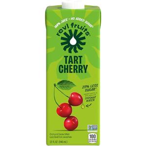 Revl Fruits, Tart Cherry Juice, 32 Fl Oz 6 Pack Best By 16SEP26