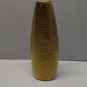 Signature Design by Ashley Efim Large Contemporary Ceramic Vase, Metallic