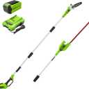 Greenworks 40V 8" Pole Saw + Pole Hedge, 2.0Ah Battery (Gen 1)
