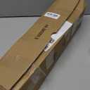 Gold Double Curtain Rods for Windows 36 to 72 Inch, 1 Inch Adjustable Decorative Crystal Dual Curtain Rod, Heavy Duty Vintage Double Drapery Pole with Gold Foil Finials for Living Room