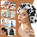 Sofmild Silk Satin Bonnet, Bonnet for Sleeping, Satin Cap for Women Men, Adjustable Sleep Cap