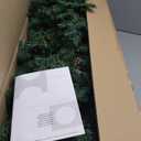 7 ft. Pre-Lit Artificial Christmas Tree Hinged with 460 LED Lights and Pine Cones