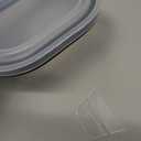 4 Pack Stainless Steel Lunch Containers for Adults, 304Grade, 2Compartments Snack Container & Lunch Box with Lids, Reusable Snapon Lid Snack Containers Set, Meal Prep Lunch Box (24 oz / 700ml)