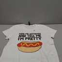 Feed Me Hotdogs and Tell Me I'm Pretty Hot Dog T-Shirt, XL