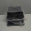 2-Light Industrial Square Flush Mount Ceiling Light, Farmhouse Ceiling Light Fixture for Kitchen, Modern Black Close to Ceiling Light for Hallway Bedroom Balcony Porch Stairway, E26, 2-Pack