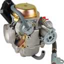 150cc gy6 carburetor PD24J for 4 Stroke Engines 125cc 150cc 152QMJ 157QMI 24mm for Motorcycle Scooter ATV Go Kart with Electric Choke Intake Manifold