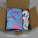 Rechargeable Interactive Cat Toys, Automatic Cat Toy for Indoor Cats, Durable Hide and Seek Cat Toy with Moving Concealed Feathers, Touch Activated Kitten Toys Cat Exercise Toys, Blue Purple Cover