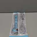 Multi Charging Cable, 10ft 2Pack Multi Phone Charger Cable Braided Universal 3 in 1 Charging Cord Extra Long Multiple USB Cable with USB C, Micro USB Port Connectors for Cell Phones and More (Silver)