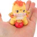 MAGICLULU Mini Horse Statue, 2PCS 2026 Year of Horse Mini Statues, Resin Zodiac Equine Figurines for Car Dashboard & Office Desk, Lunar New Year Mascot, Lucky Feng Shui Ornaments