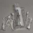 AquaSonic Water Flosser - Cordless Rechargeable Water Flossers for Teeth Cleaning - Waterproof Aqua Flosser, Portable Oral Irrigator for Dental Cleaning with 5 Jet Tips  Braces Home Travel. (White)