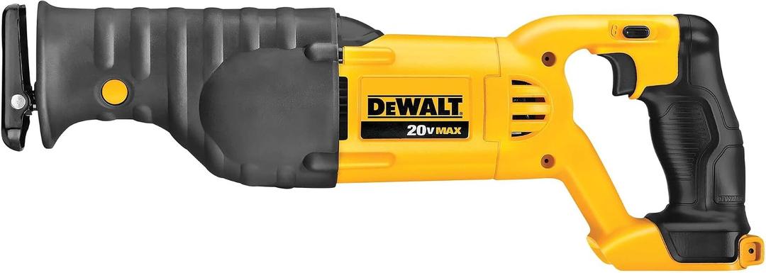 DEWALT 20V MAX Reciprocating Saw, 3,000 Strokes Per Minute, Variable Speed Trigger Cordless Saw, Tool Only (DCS380B)